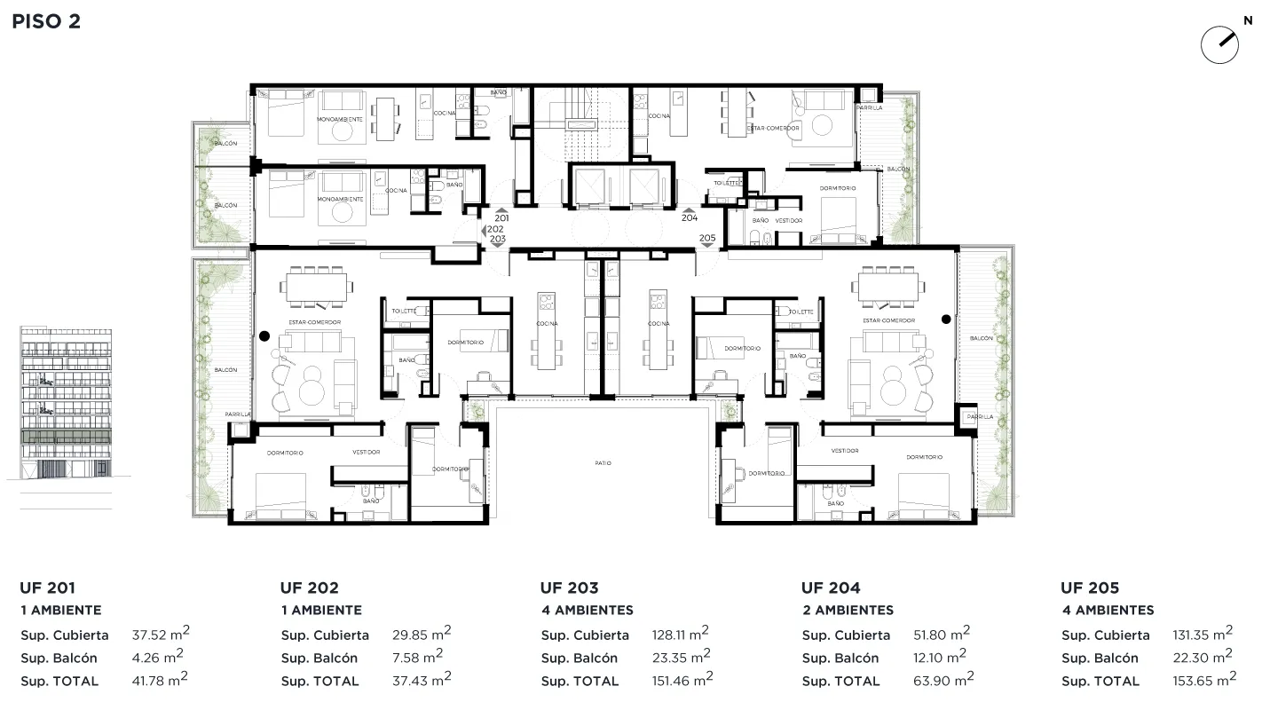 HABITA Freire Planta Piso 2